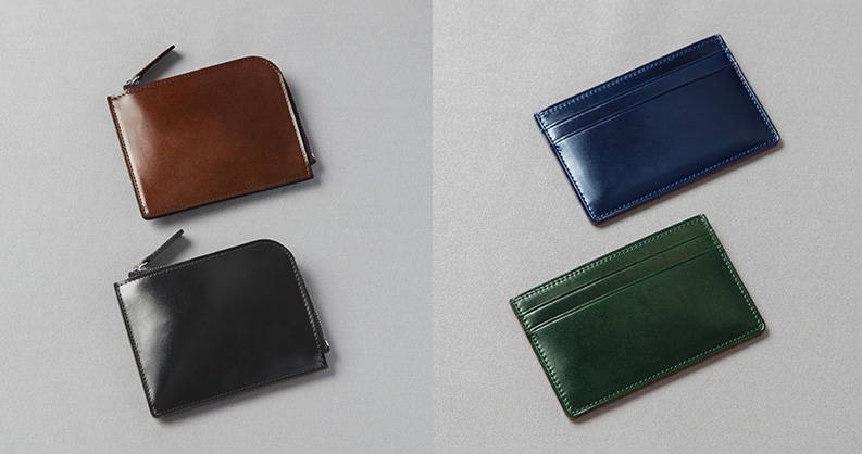 コードバン」シリーズに Lファスナーを含む小物と新色「バーガンディ