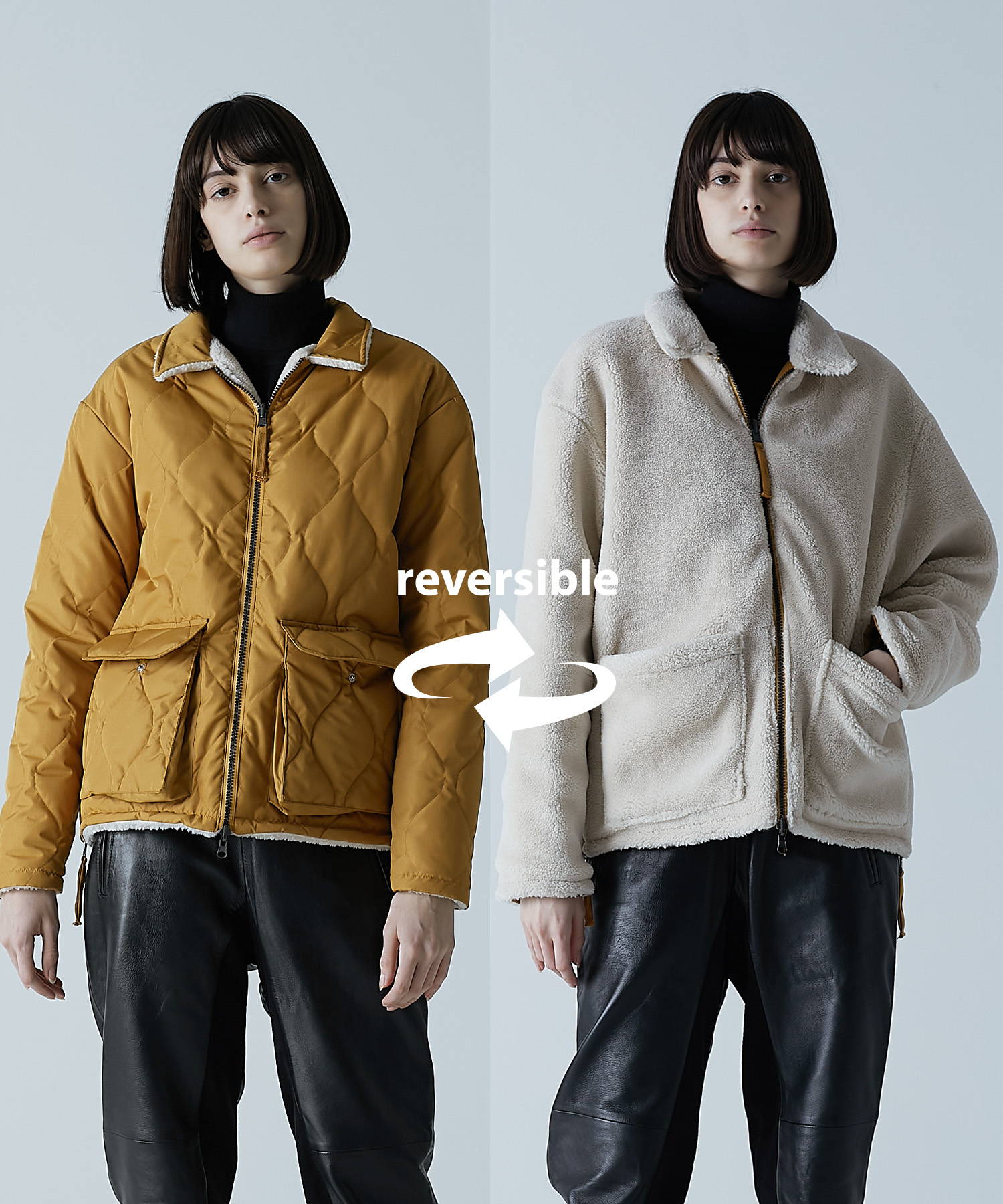 暖かさ抜群！ Reversible“DOWN×BOA” – TAIONインナーダウン公式