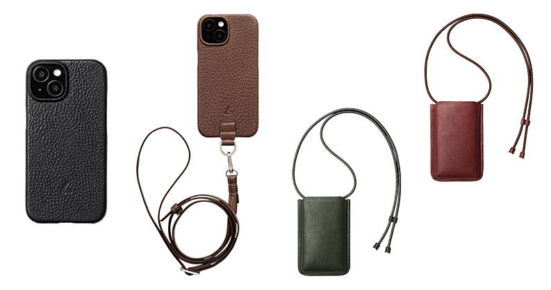 スマホケースとスマホストラップ、 限定色のスマホショルダーが登場