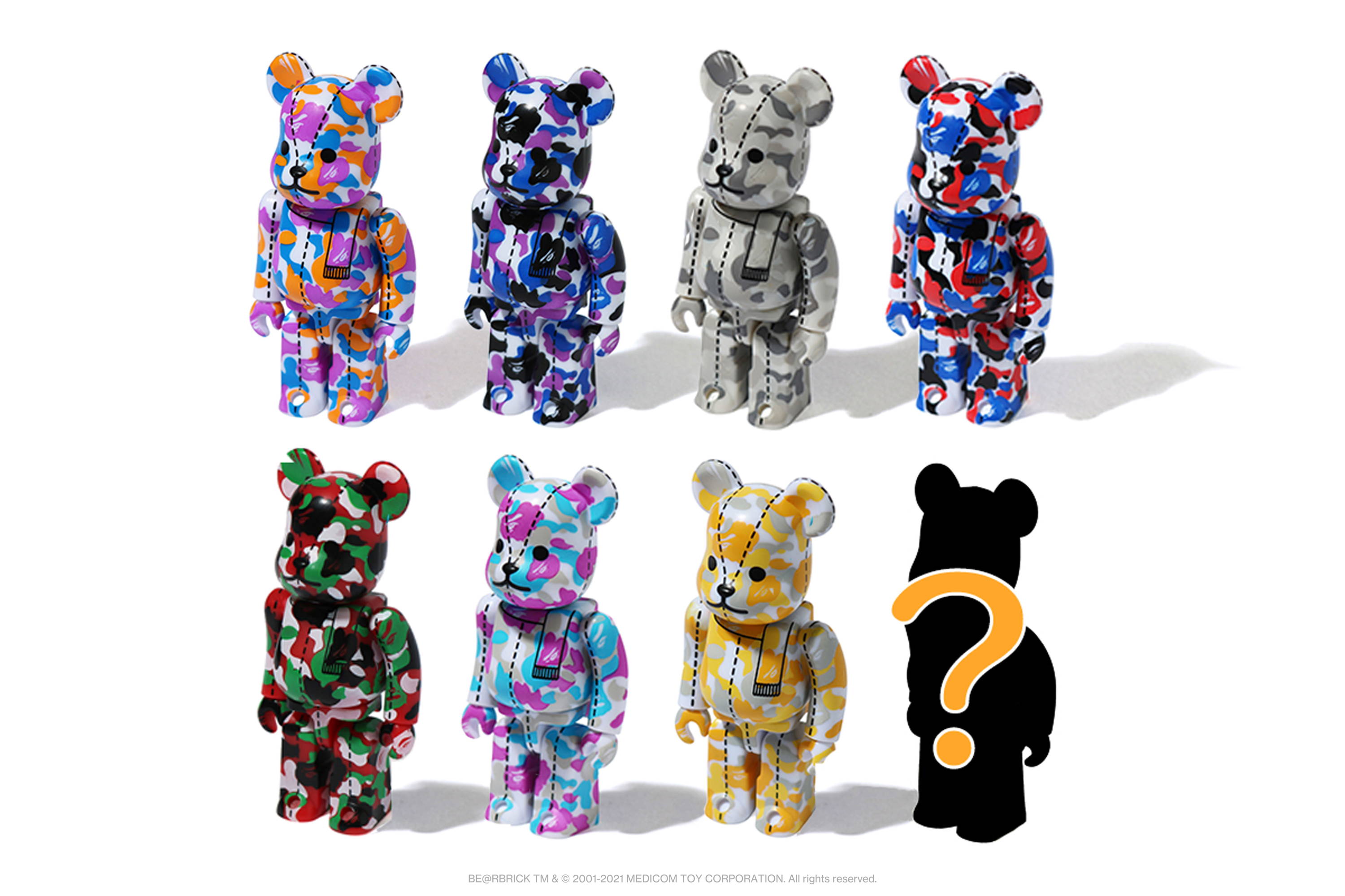 BE@RBRICK BAPE® CAMO #2 | bape.com