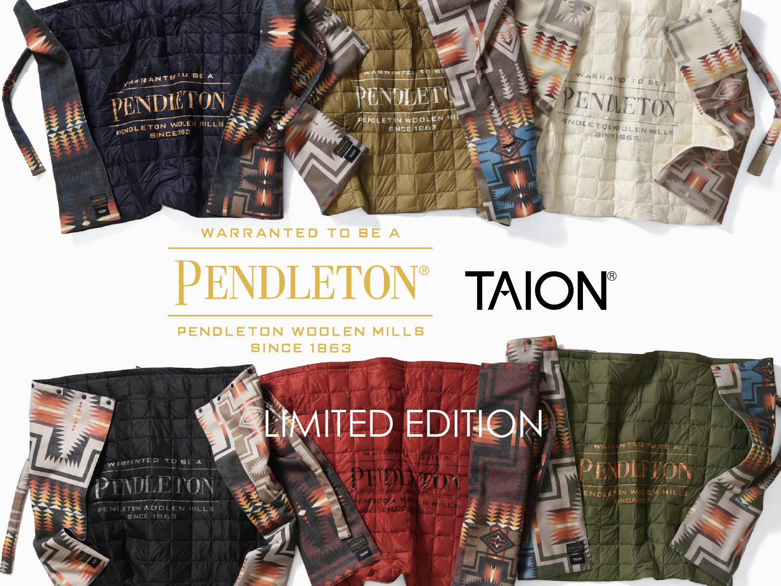 PNEDELTON×TAION 第1弾 – TAIONインナーダウン公式ブランドサイト