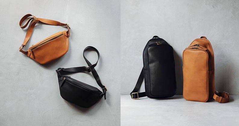 限定製作「リビート」シリーズに、ボディバッグが2つのサイズで登場