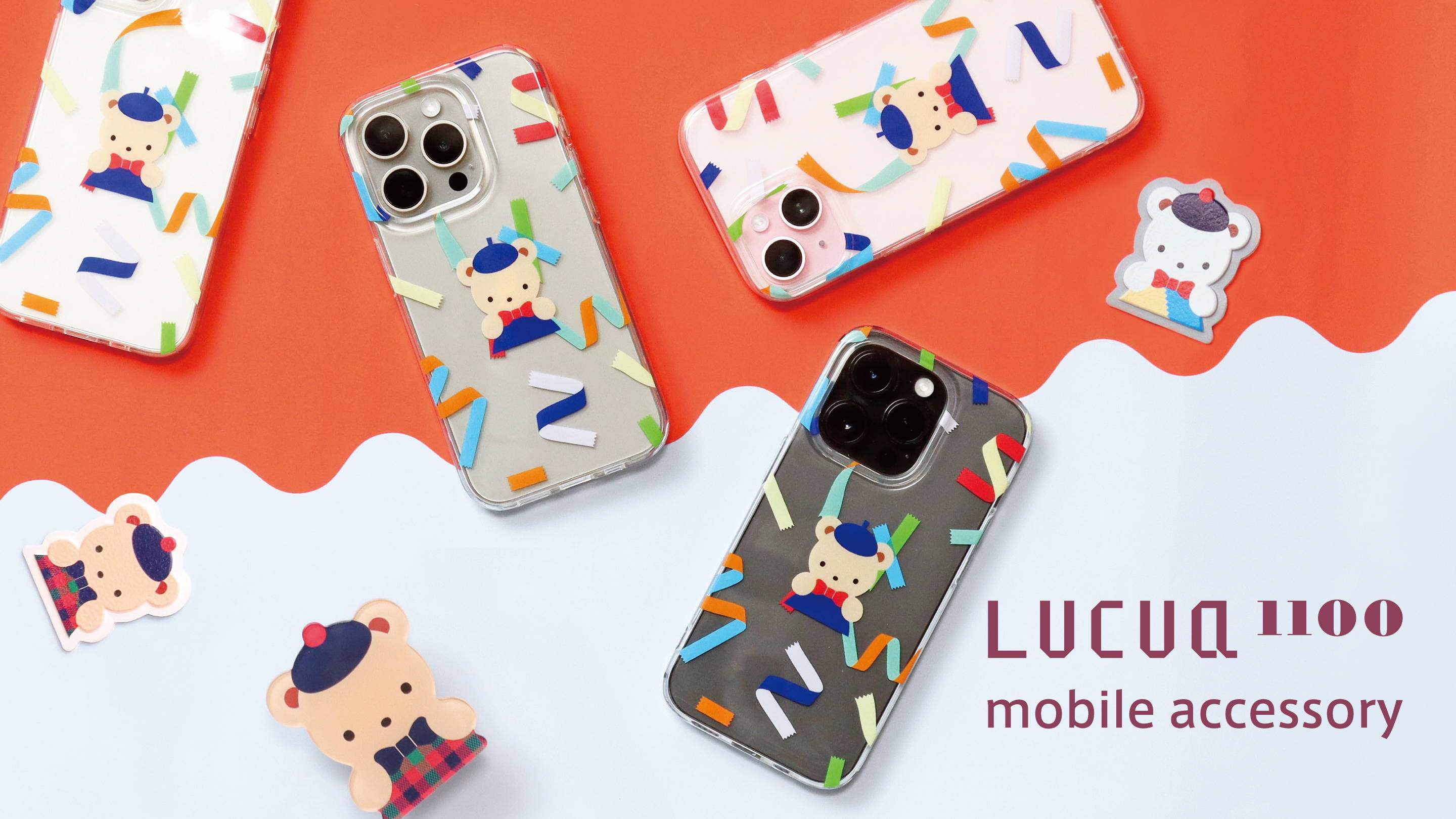 モバイルアクセサリーに新作が登場！ ルクアイーレ店限定アイテムもご