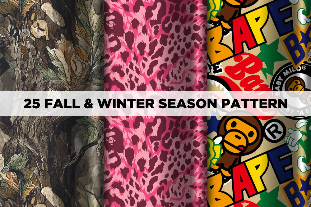 A BATHING APE® 2025 FALL/WINTER SEASONAL PATTERN | bape.com
