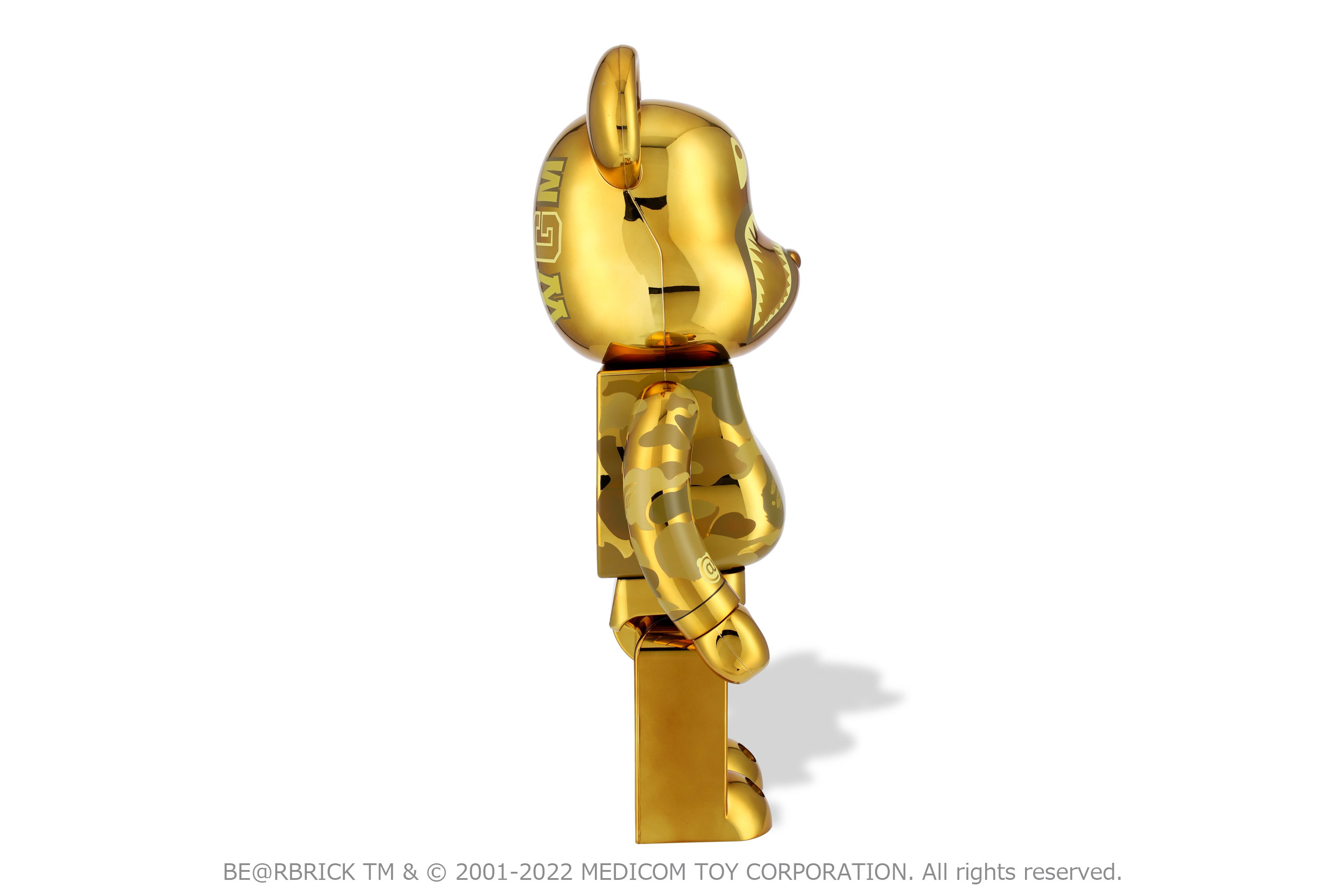 SHARK 1000% CAMO BE@RBRICK GOLD 新品 ABC