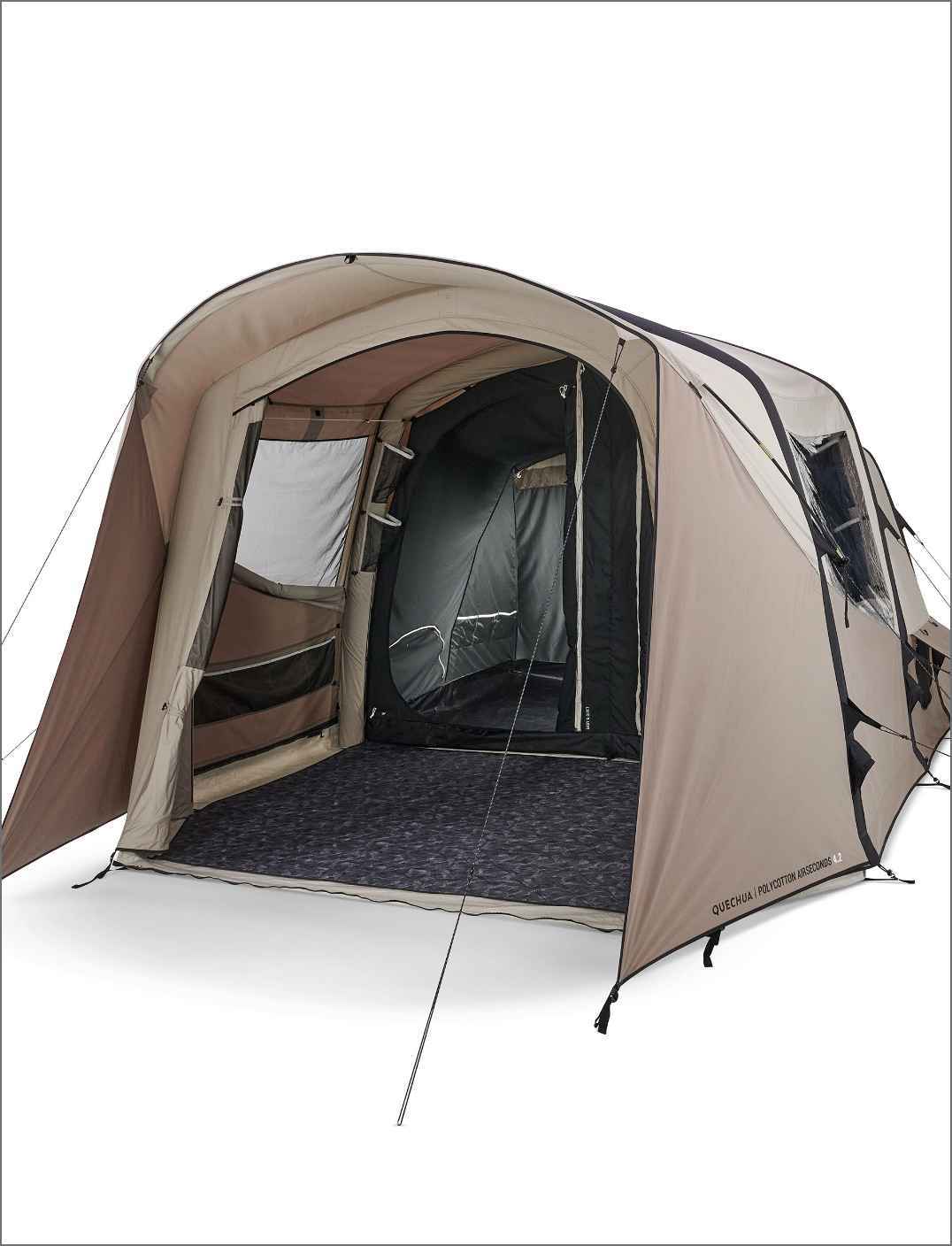 QUECHUA (ケシュア) ファミリーエアーテント AIR SECONDS 4.2 POLYCOTTON