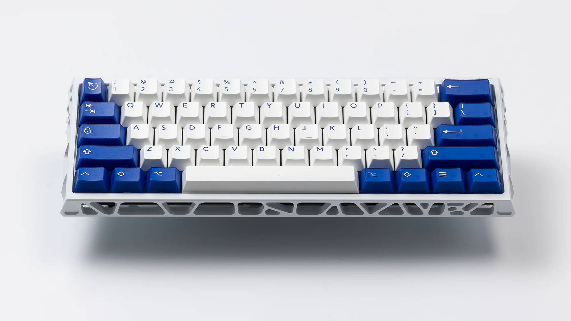 Ready to use Holy60 Keyboard with PBTfans Klein Blue R3 – KBDfans