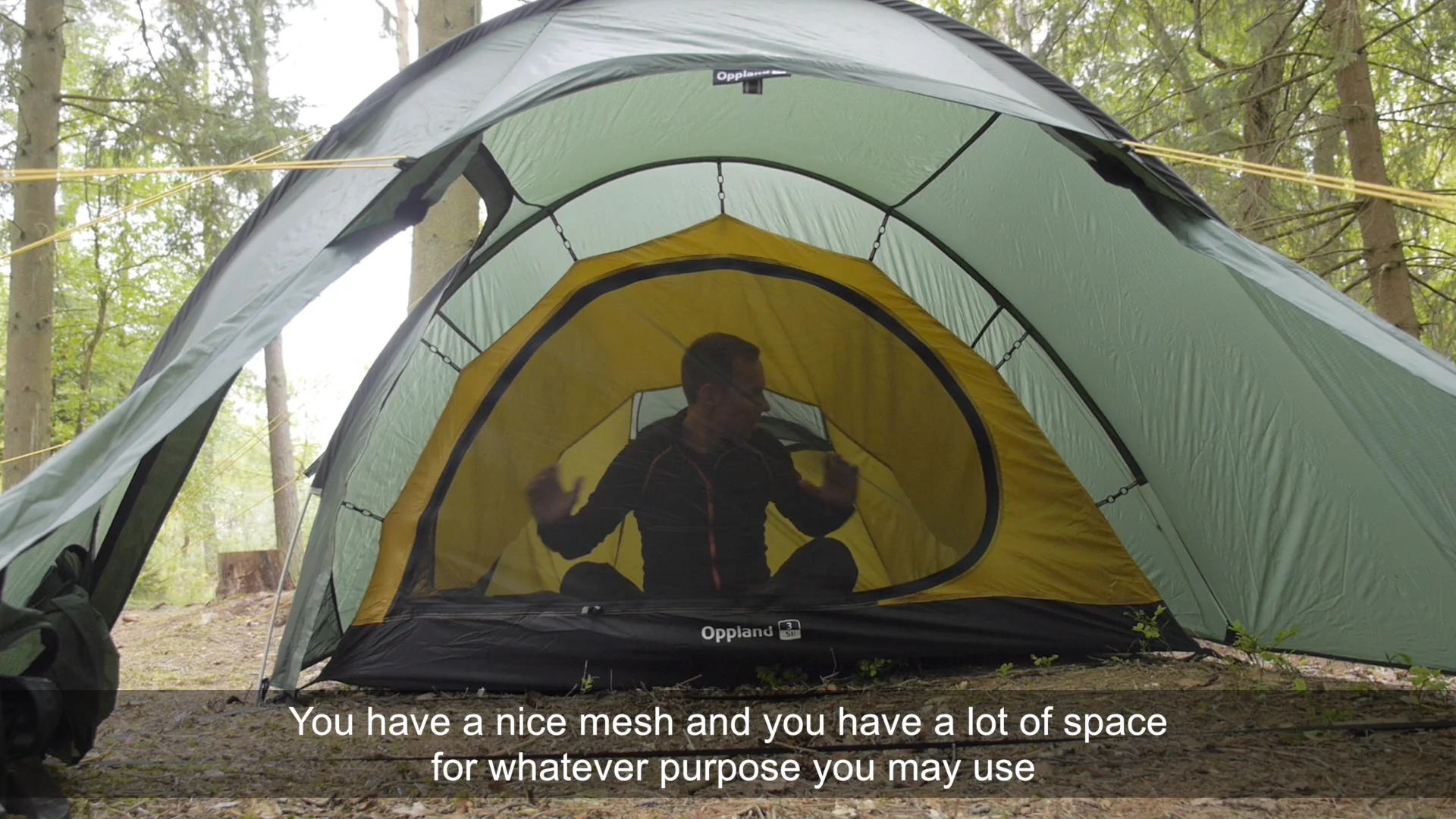 Oppland 3 SI tent - 3 person - Forest Green