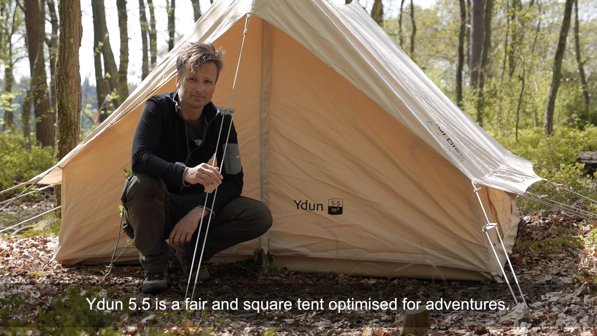 Ydun 5.5 m² glamping tent