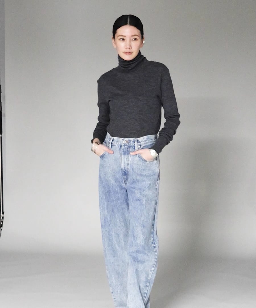 2/20 高山都さんIGLIVE紹介アイテム】＜&RC＞カーヴィーデニムパンツ