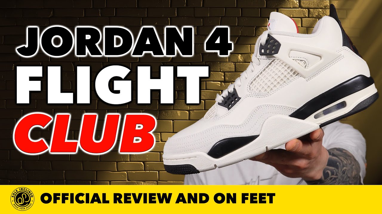 Air Jordan 4 'Flight Club' In Depth Review and On Feet! - YouTube