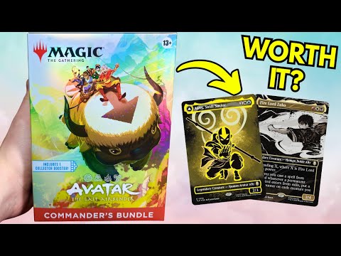 Opening the Avatar: The Last Airbender MTG Commander Bundle! - YouTube