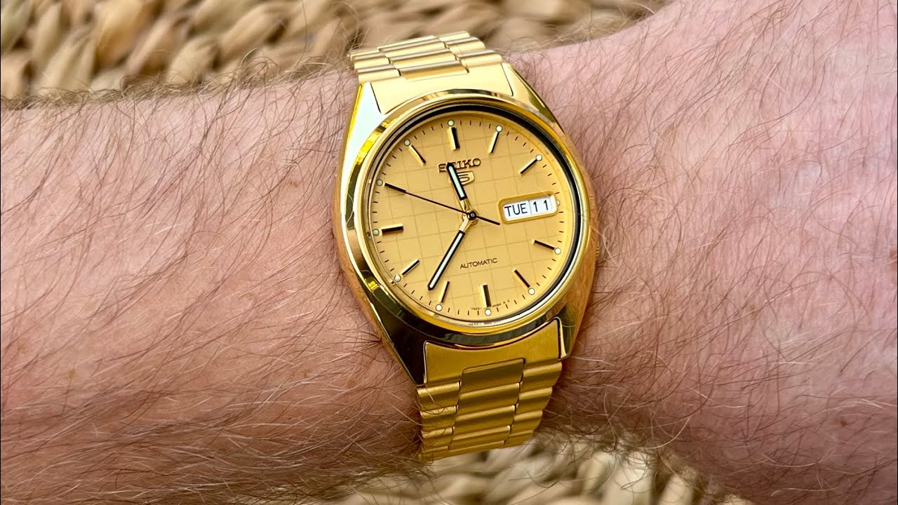 Seiko 5 SNXL72K1 - Daydate in gold - the perfect Daydate