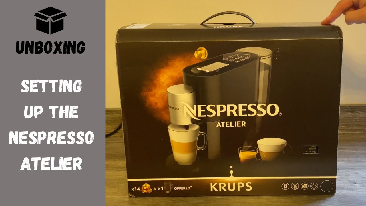 Nespresso Atelier Coffee Machine UNBOXING and FIRST USE | How to