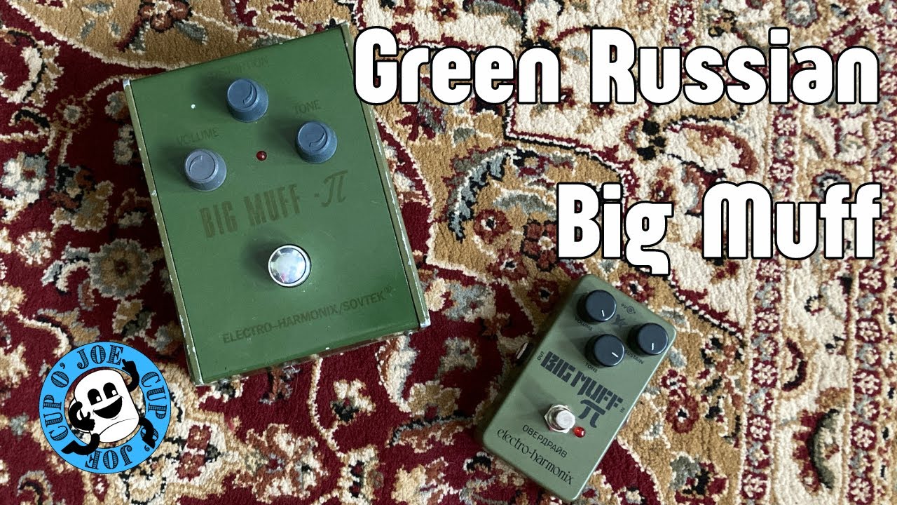 ギター BIG MUFF Tall Font Army Green Electro-Harmonix SOVTEK BIG