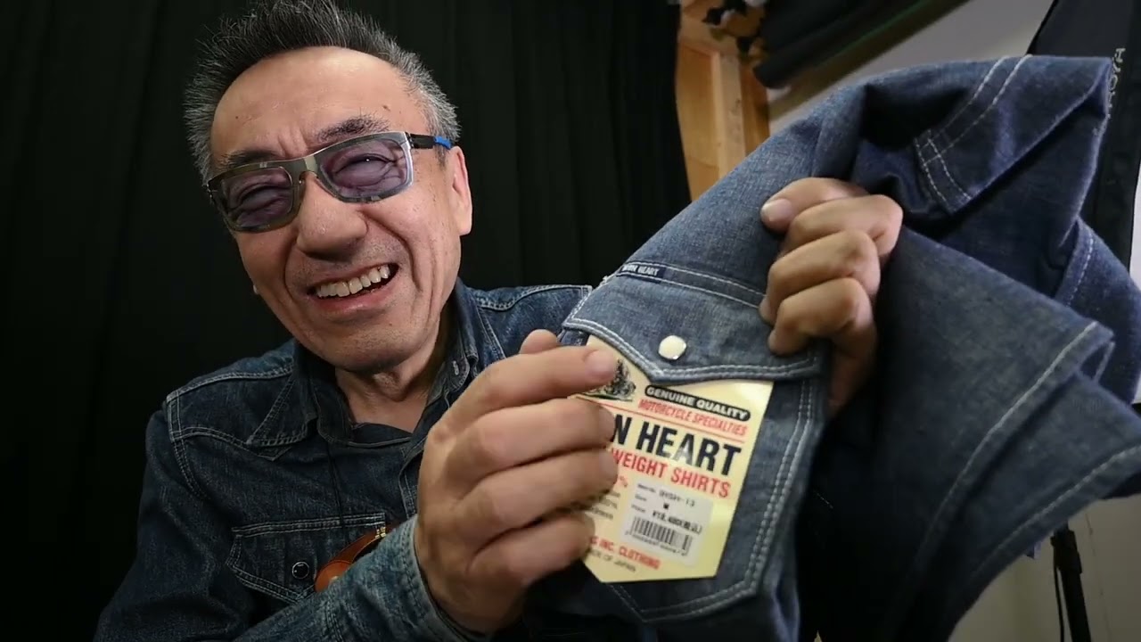 I bought a denim shirt at IRON HEART!! 2024/1/31 - YouTube