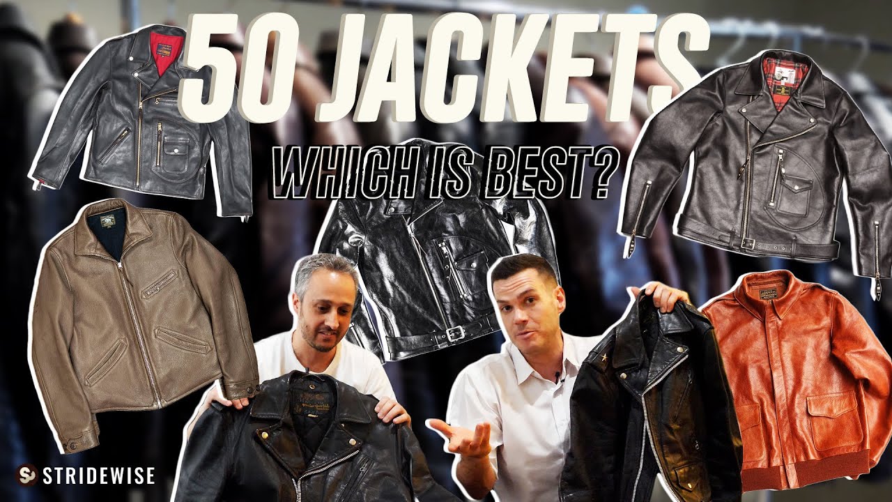 He Owns 50 Leather Jackets; here's his top 5 - YouTube