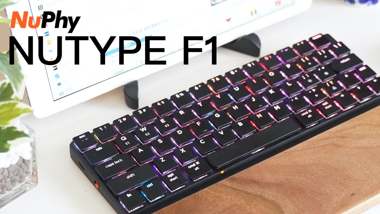 小型メカニカルキーボードNuPhy NuTypeF1 クラファンmakuakeで絶賛募集