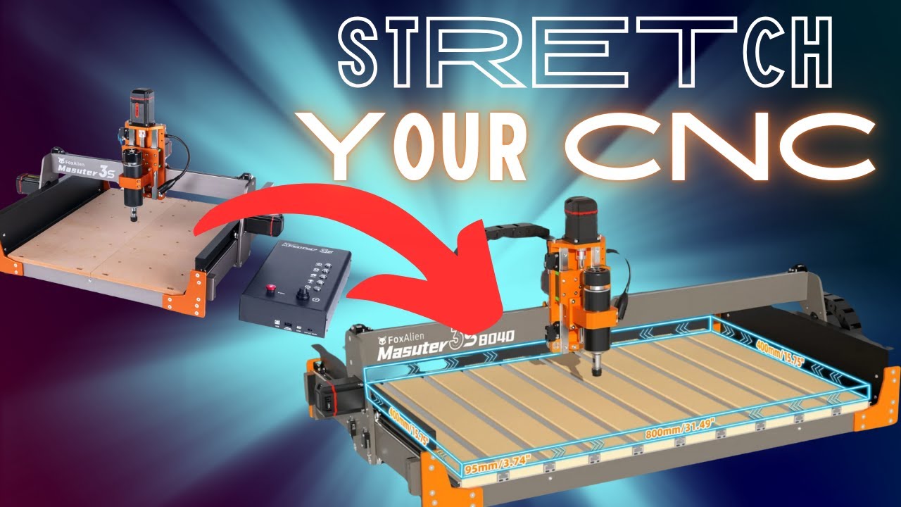 CNC Router Masuter 3S with 8040 Extension Bundle Kit