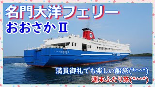名門大洋フェリーおおさかⅡ』行き交うフェリー＆バイキングも楽しんだ