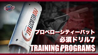 メジャー流の打撃トレ！プロベローシティーバット・必須ドリル7 - YouTube