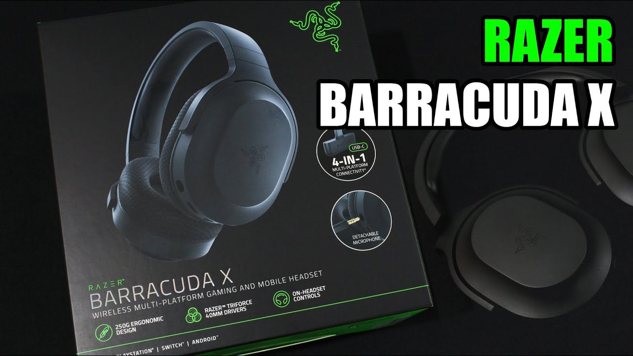 UNBOXING - RAZER BARRACUDA X - YouTube