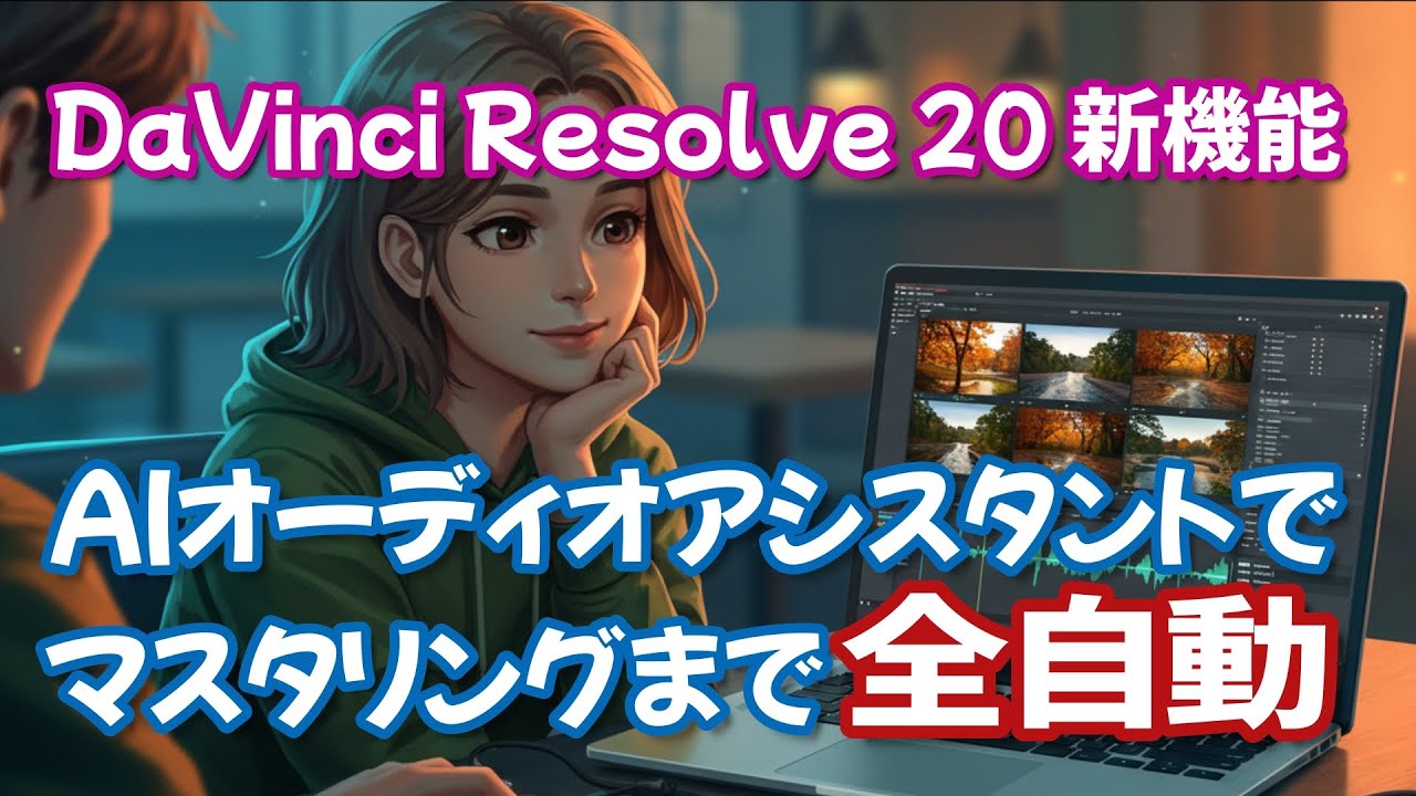 DaVinci Resolve 20】新機能：AIオーディオアシスタントでマスタリング