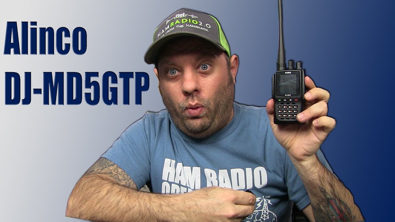 Alinco DJ-MD5 Dual Band DMR HT Radio - YouTube