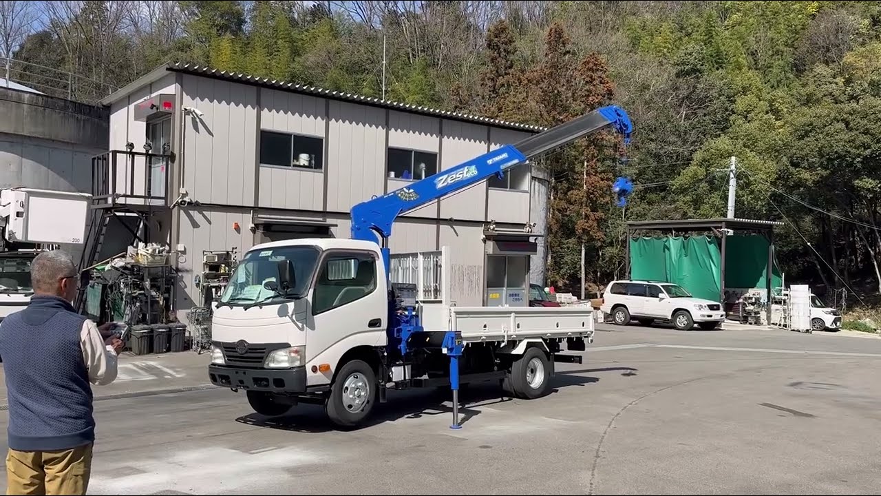 中古クレーン H23年 日野デュトロ 3t 標準ロング タダノZE264HR 2.6t吊