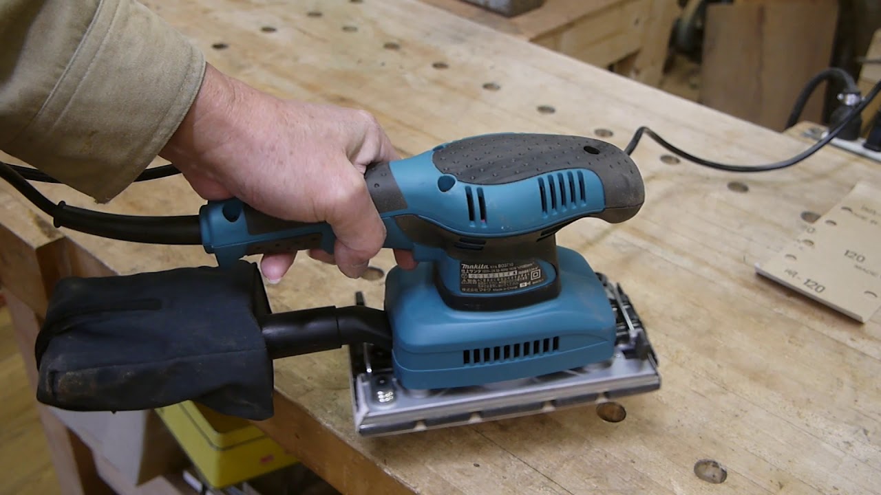 Makita Finishing Sander B03710 - YouTube