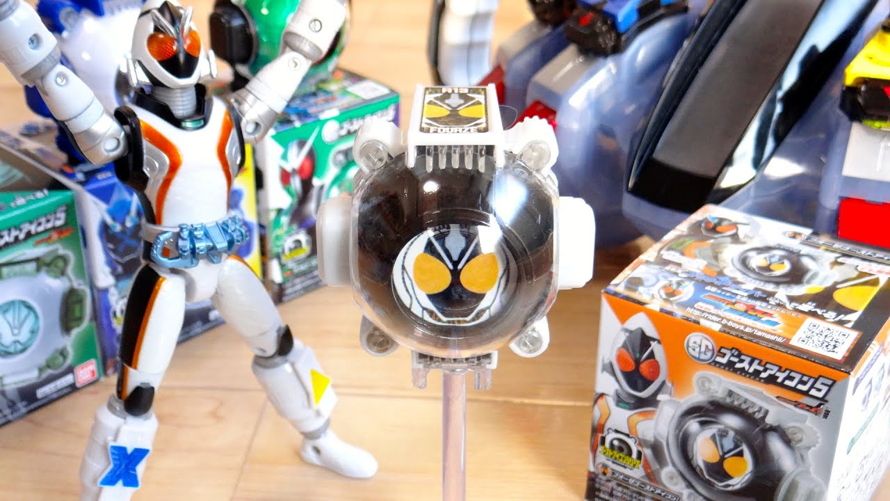 3! 2! 1! Transform! Fourze Ghost Icon Candy Toy SG Ghost Icon 5