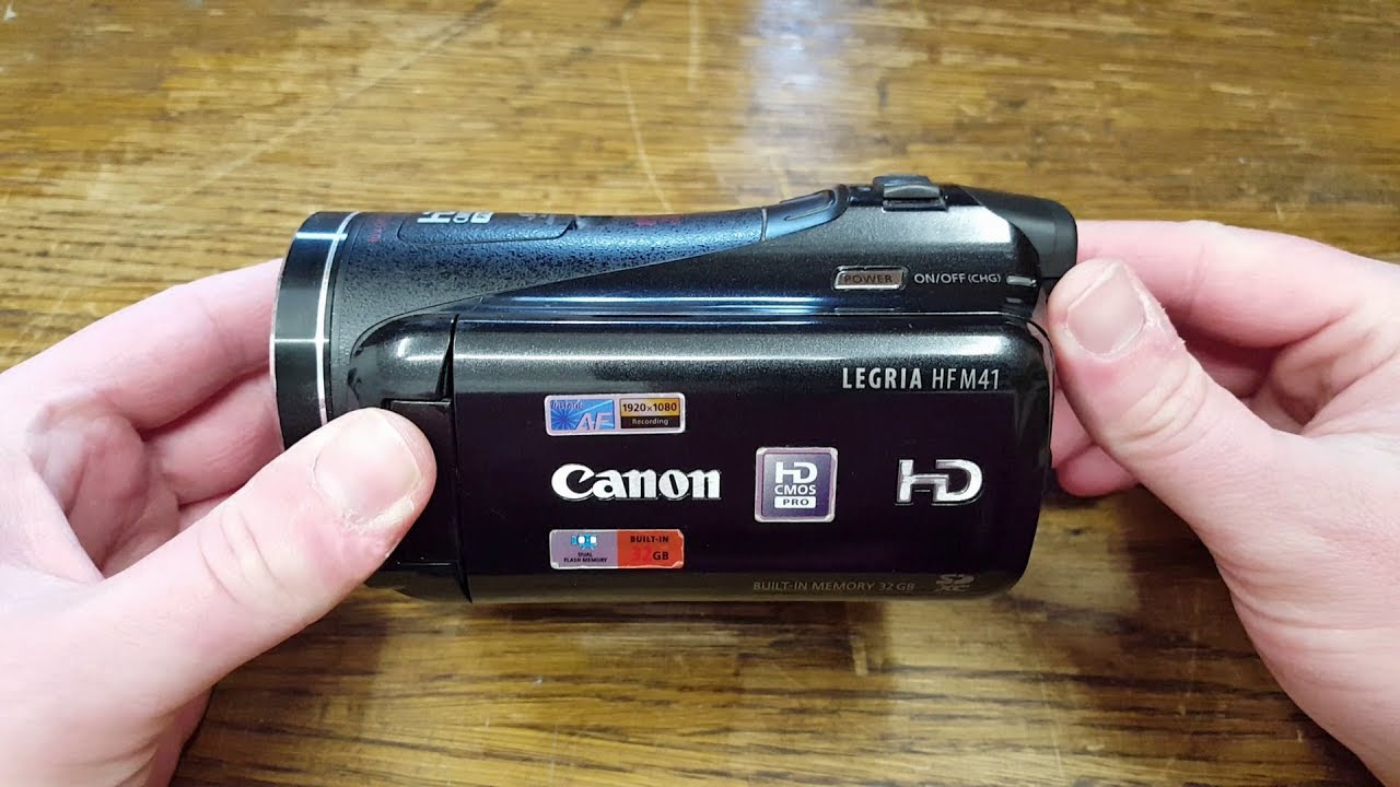 Canon HF-M41 FullHD camcorder I got for 29.50€ - Review - YouTube