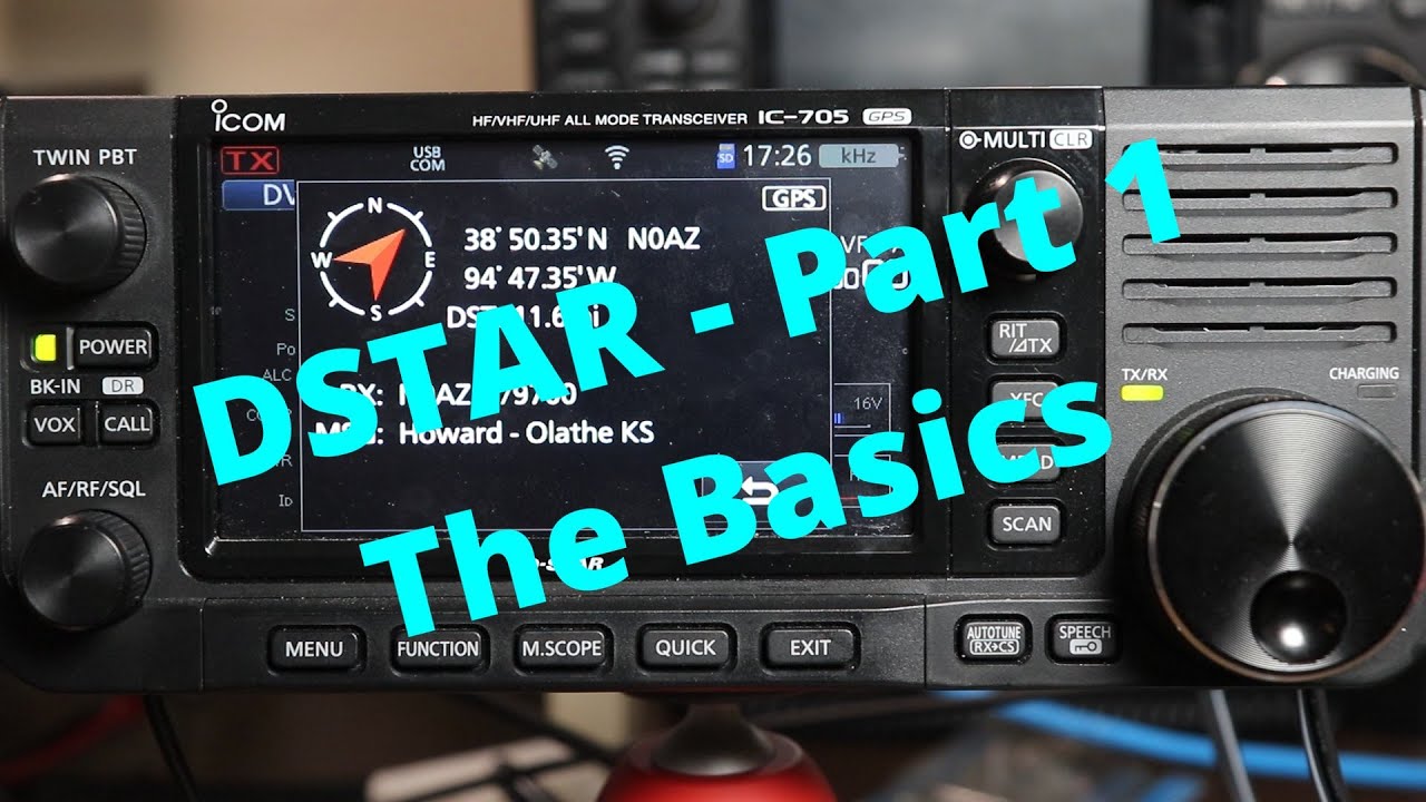 IC-705 A to Z #6 DSTAR Part 1 - The basics - YouTube