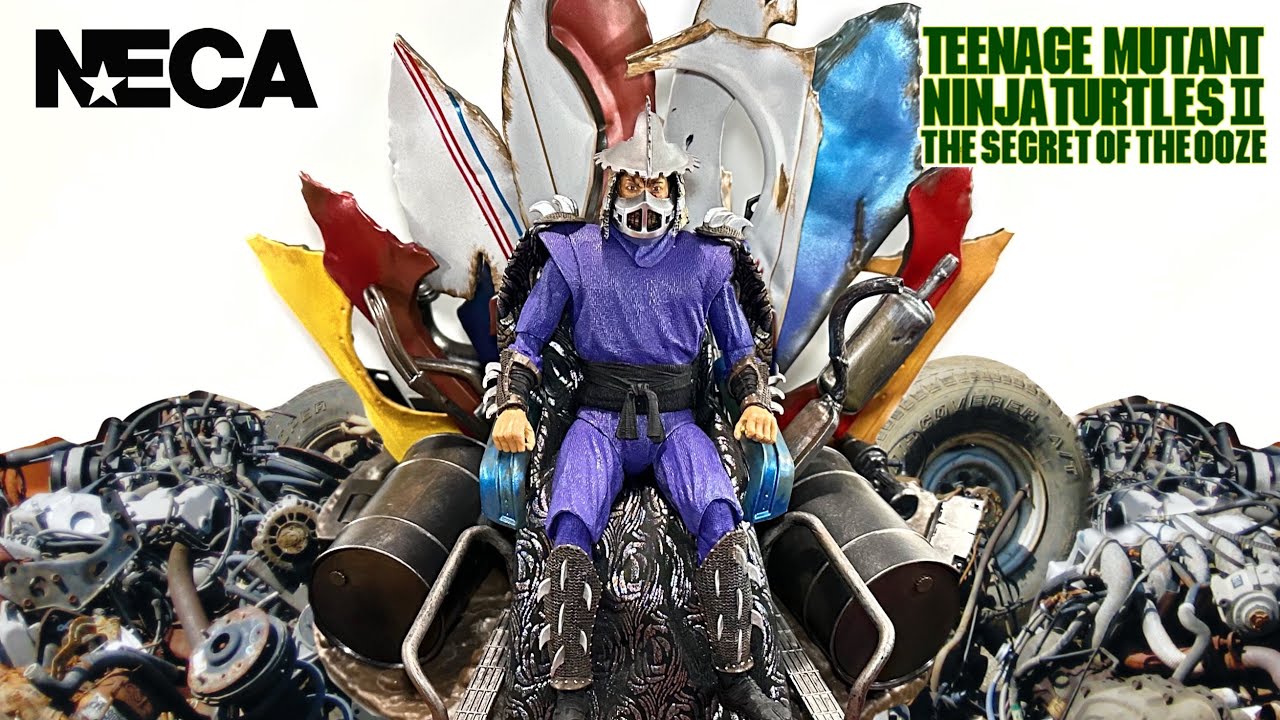 NECA Exclusive TMNT II Secret of the Ooze Shredder's Throne Review