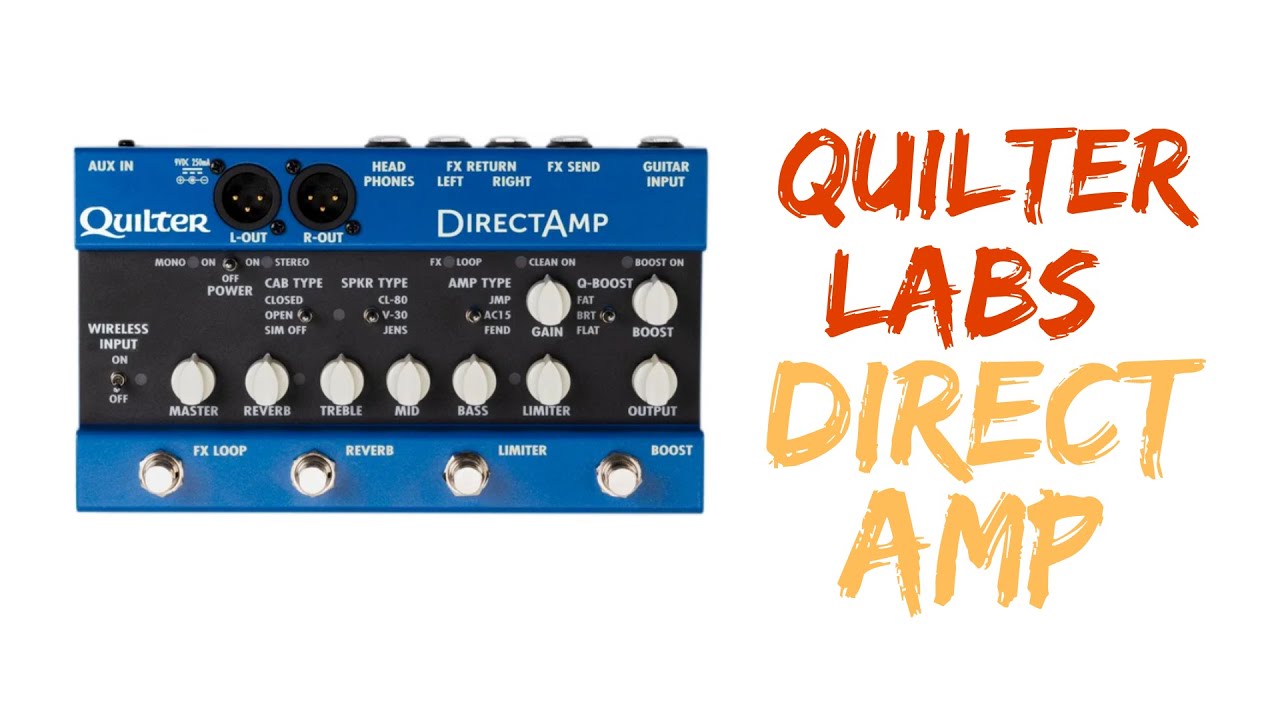 The Quilter Direct Amp Solution - YouTube