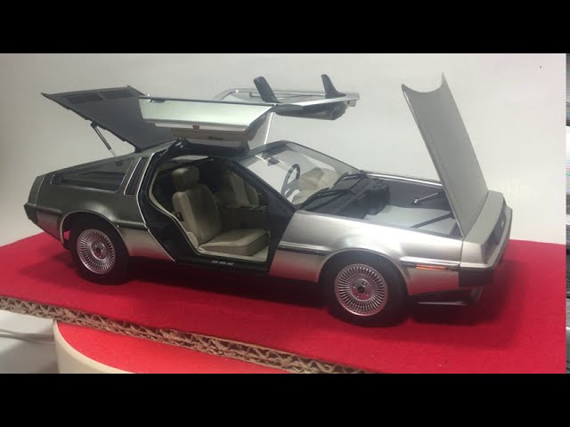 AUTOart 1/18 Delorean DMC 12 Satin Silver - YouTube