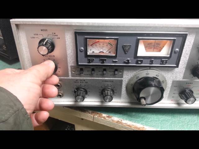yaesu ft-401B - YouTube