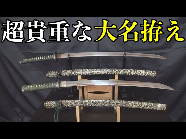 大名しか持てない超貴重な梅花皮鮫鞘拵えとは！？【日本刀紹介】 - YouTube