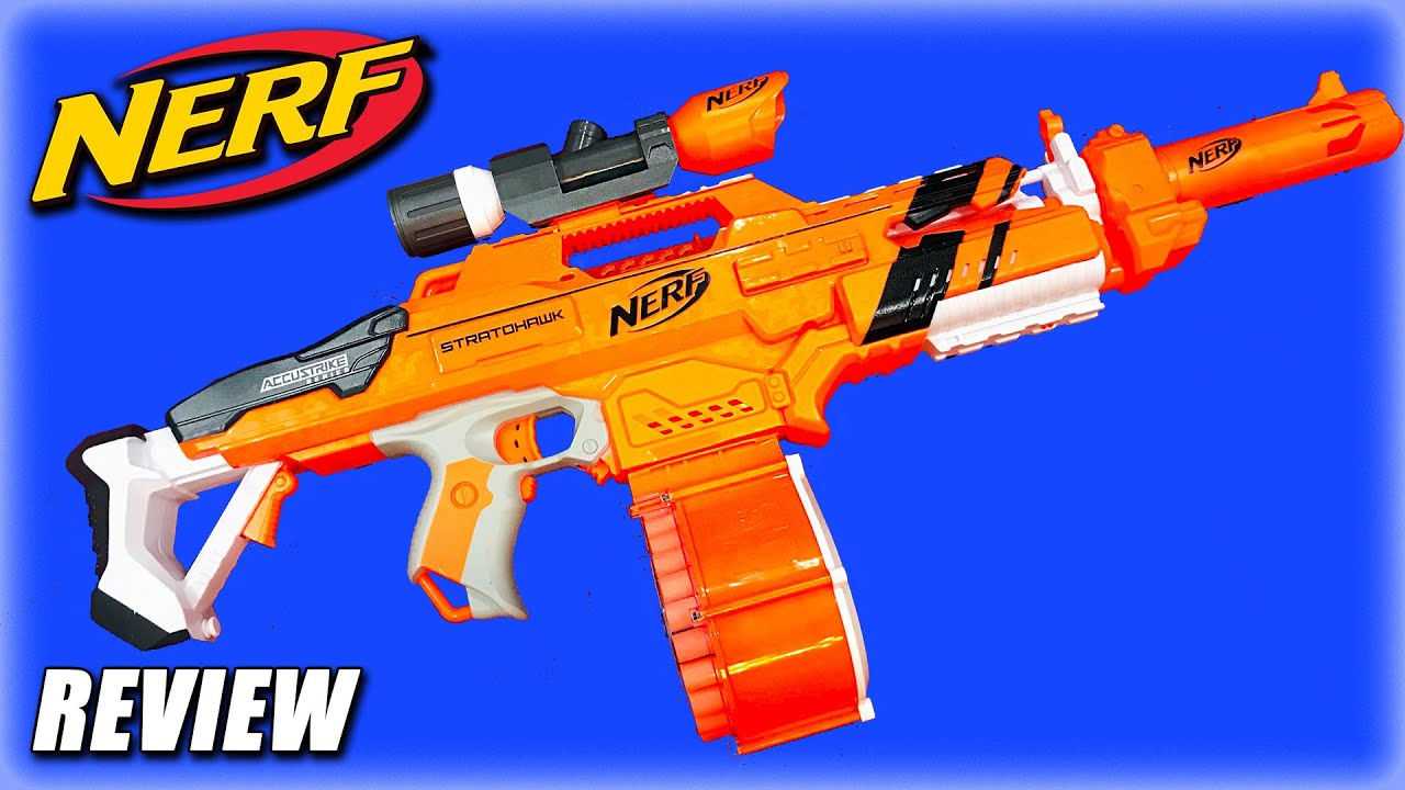 Nerf Accustrike Stratohawk Review | 2018 NEW Rapidstrike Nerf Gun
