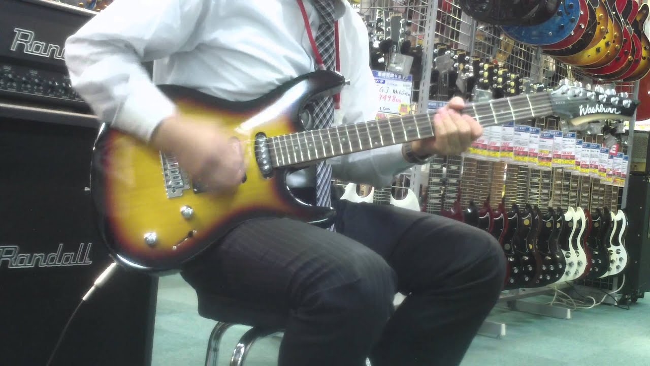 Washburn RX10 VSB - YouTube