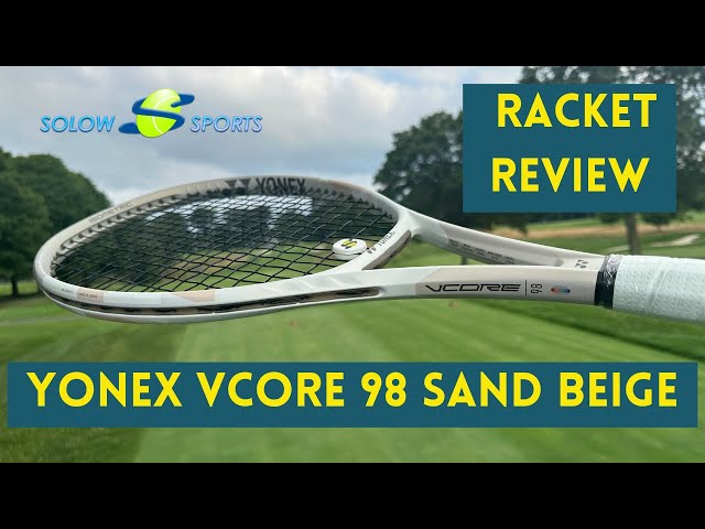 Yonex Vcore 98 Sand Beige Limited Edition Tennis Racket - YouTube
