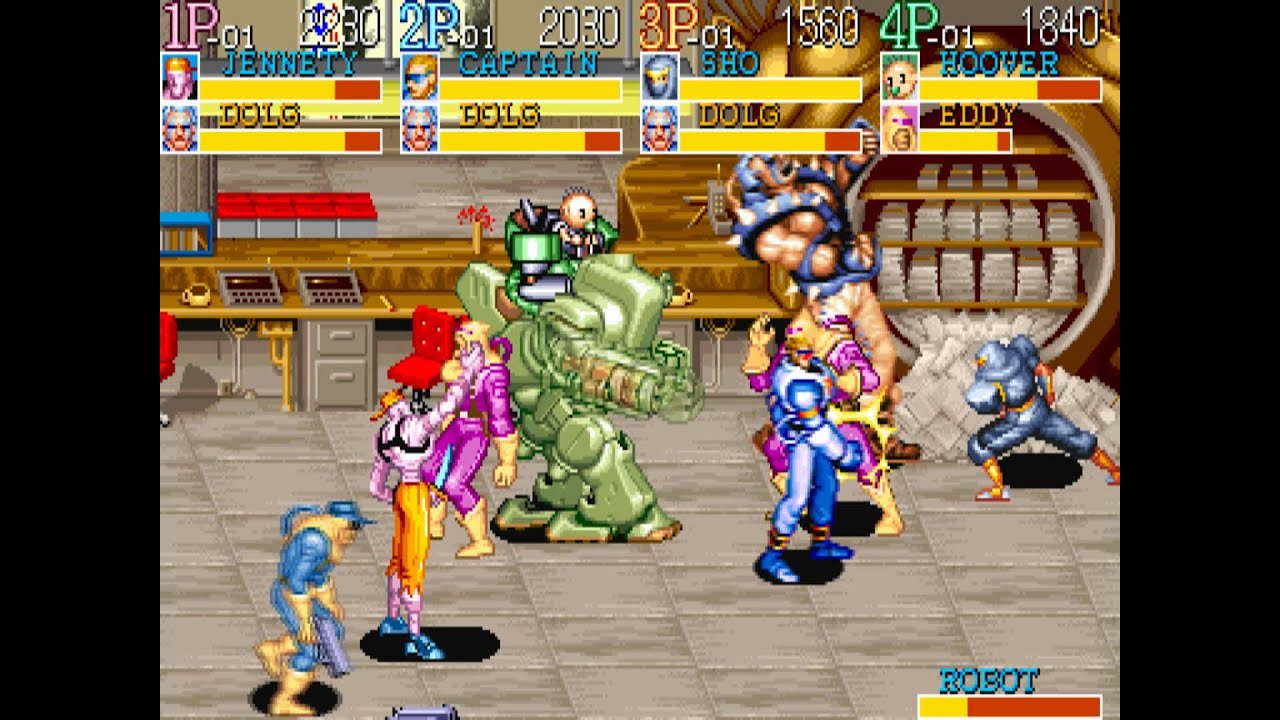 キャプテンコマンドー / Captain Commando 4Players ALL - YouTube