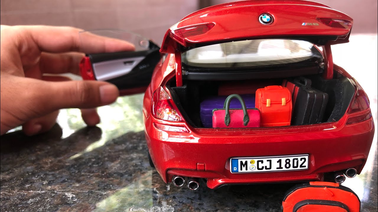 Diecast Unboxing-2012 BMW M6 Coupe F13M (Solar Orange)1/18 BMW