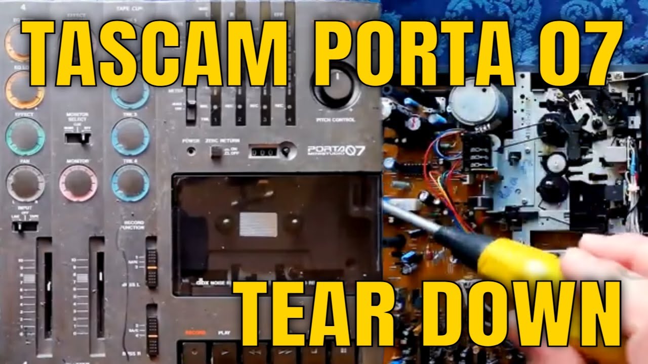 Tascam Porta 05 | Tear Down - YouTube
