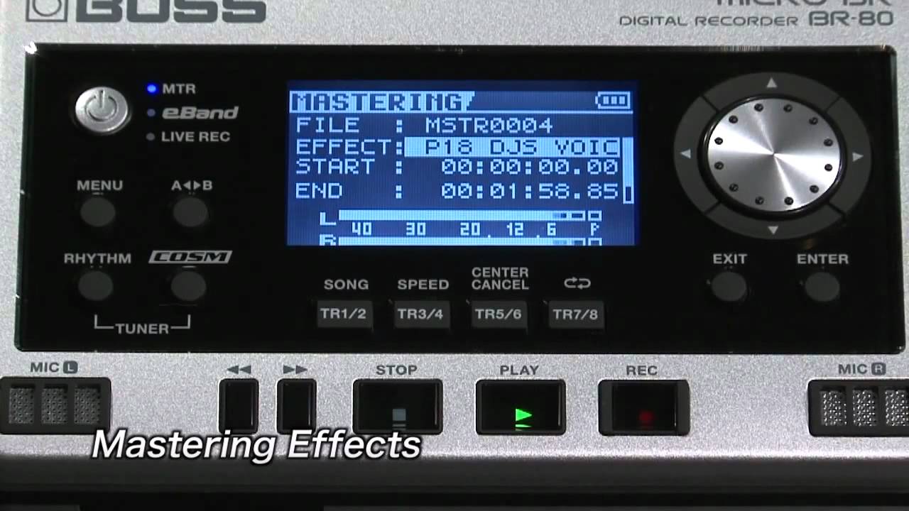 Boss MICRO BR BR-80 Digital Recorder Introduction - YouTube