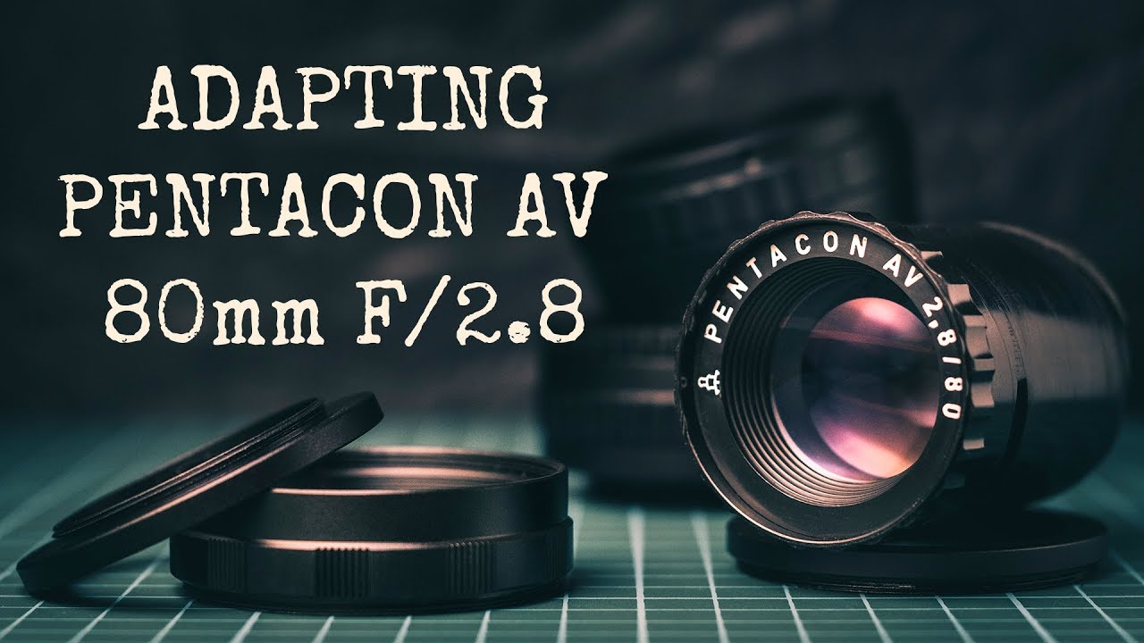 Adapting PENTACON AV 80mm F/2.8 projector lens to digital camera