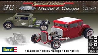1930 Ford Model A Coupe (I) 1:25 Scale Revell #85-4326 -Model Kit