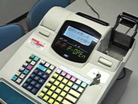 MA-660レジスター 記録紙の交換方法 - YouTube