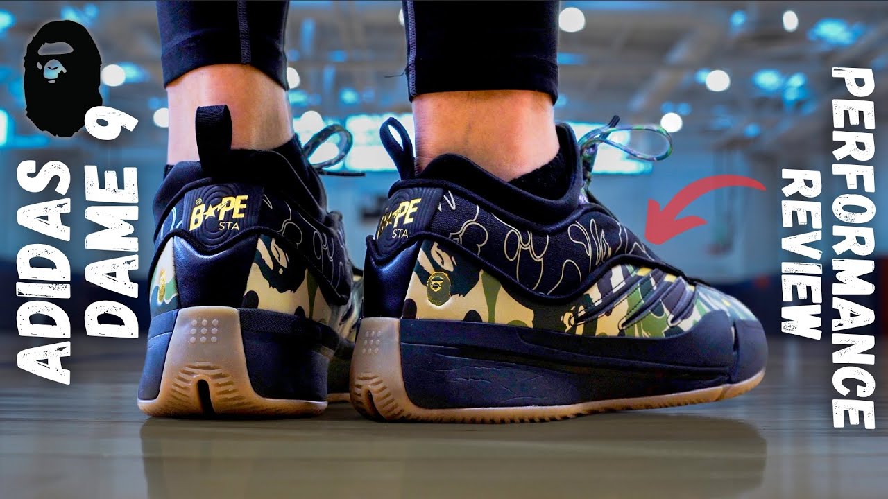 Adidas Dame 9 BAPE Performance Review - Worth the Wait? - YouTube
