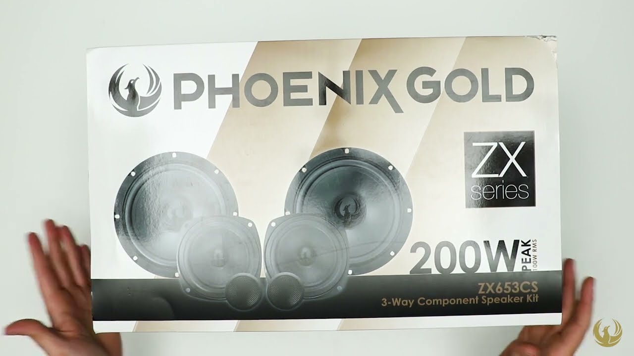 ZX653CS - 3-Way Component Speakers | 200 Watt Peak